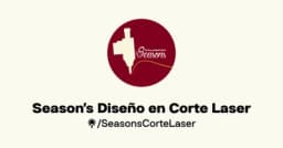 Seasons - Diseño en corte láser logo