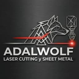 Corte laser Adalwolf logo