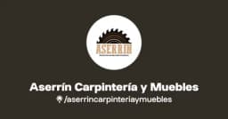 Aserrín | Carpintería | Mobiliario | Diseño y fabricación logo