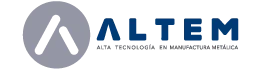 ALTEM | Alta Tecnología en Manufactura Metálica logo